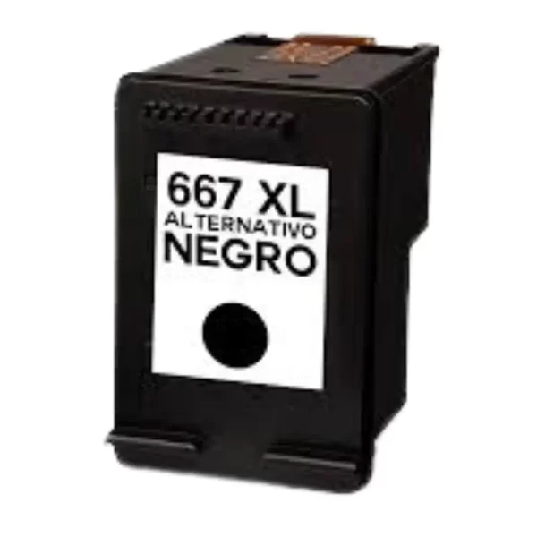 Tinta HP 667 XL 500 x 500 Negra